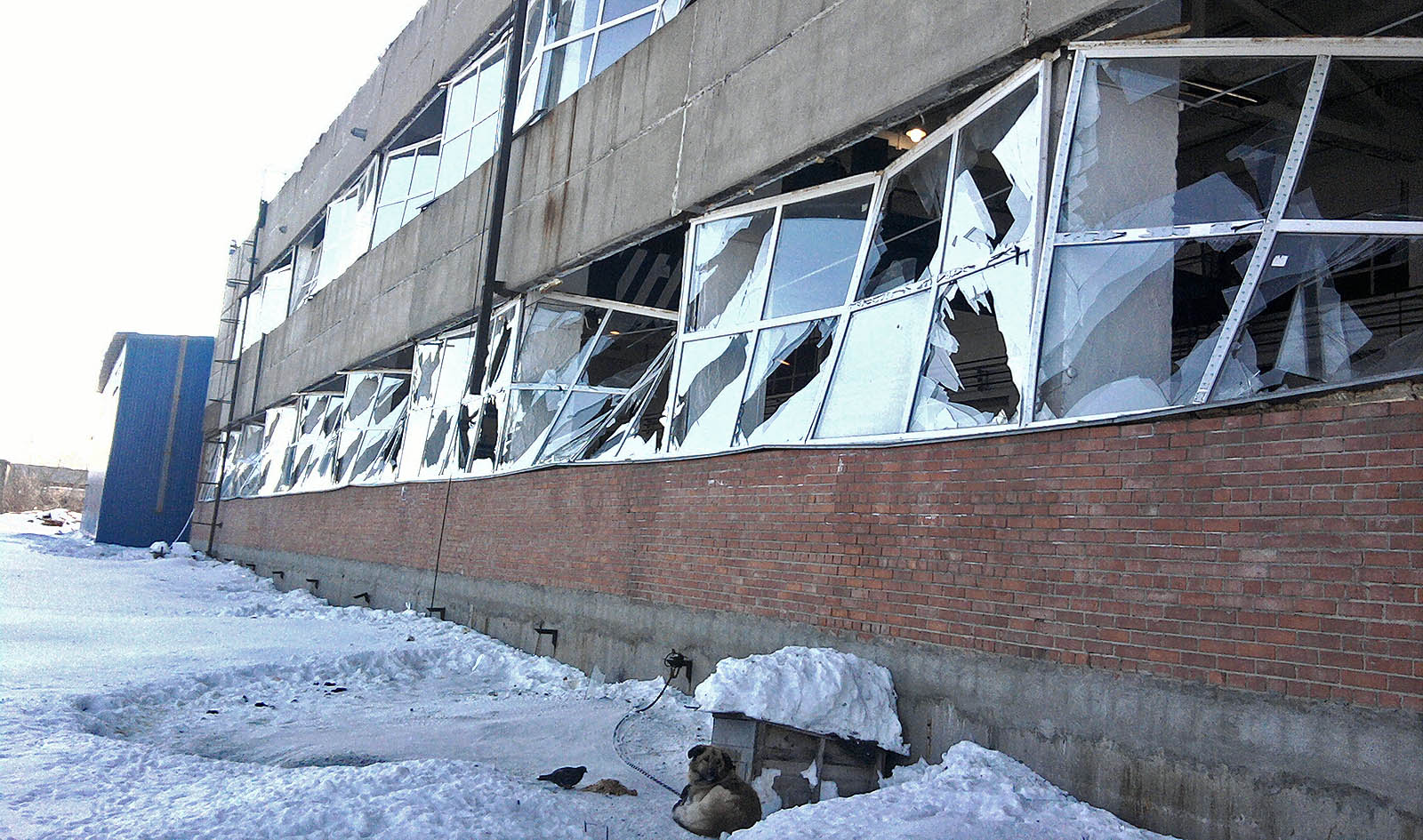 Localised damage from the Chelyabinsk Meteor, Chelyabinsk, Russia 2013