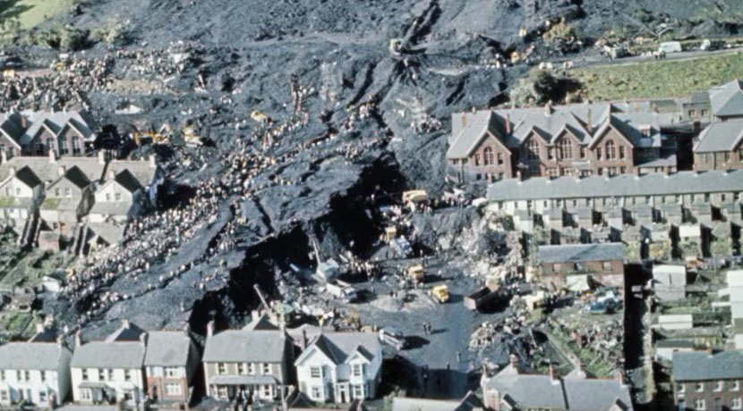 Aberfan Landslide, 9:13am the 21st of October 1966